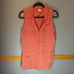 Faded Glory Women's Sleeveless Vest in Rust